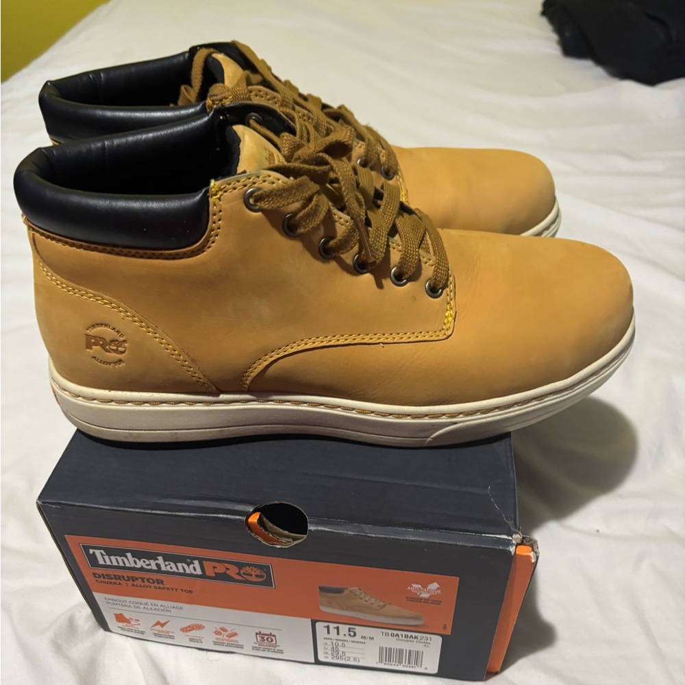 Mens Timberland PRO Tan Disprutor boots - Picture 4 of 8